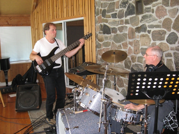 Carey and Jim - working it out!