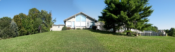 Chalet Studio from the back yard - beautiful!