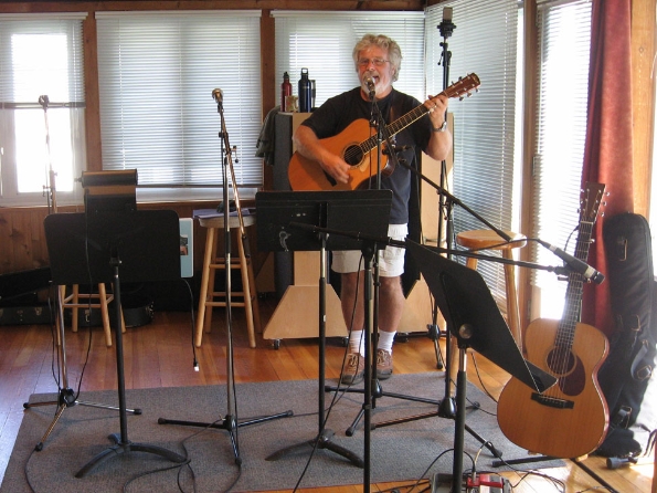 Reid laying down some tracks